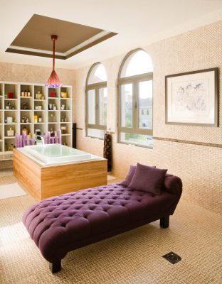 Interior Photograph of a bathroom suite in an Emirates Hills villa, Dubai