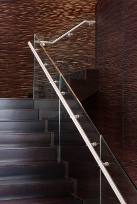 Interior Photography detailing a stairway in the Al Manzil hotel, Dubai